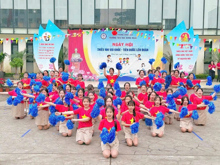 Sôi nổi Ngày hội “Thiếu nhi vui khỏe – Tiến bước lên Đoàn” năm 2026 của Trường Tiểu học Đông Ngạc- Ảnh 7.