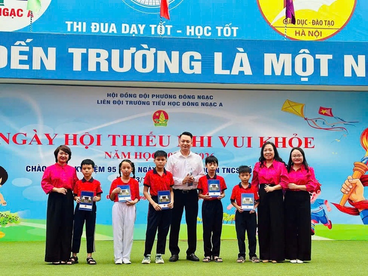 Sôi nổi ngày hội ‘Thiếu nhi vui khỏe – Tiến bước lên Đoàn’ của Trường Tiểu học Đông Ngạc A- Ảnh 10.