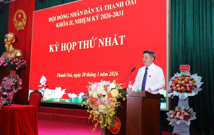 Kỳ họp thứ Nhất HĐND xã Thanh Oai khóa II, nhiệm kỳ 2026-2031: Khởi đầu mới – Khát vọng mới – Niềm tin mới- Ảnh 2.