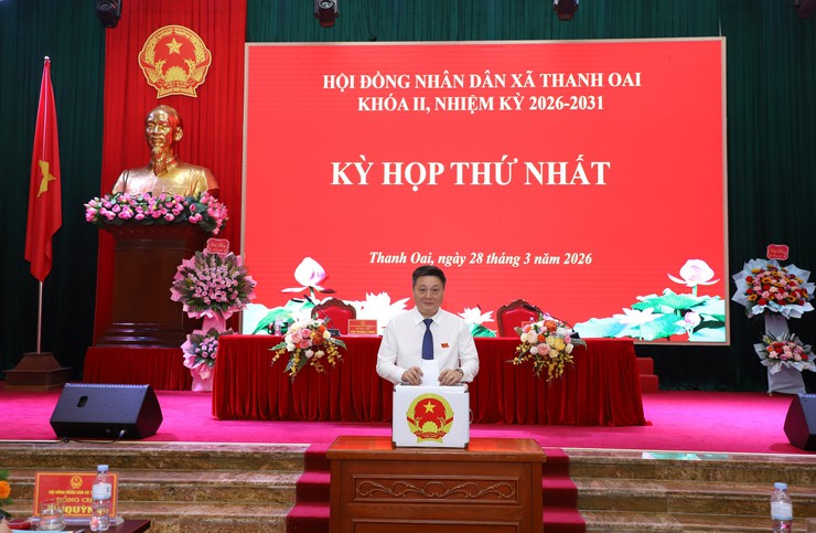 Kỳ họp thứ Nhất HĐND xã Thanh Oai khóa II, nhiệm kỳ 2026-2031: Khởi đầu mới – Khát vọng mới – Niềm tin mới- Ảnh 5.