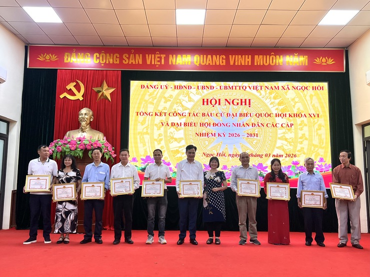 Ngọc Hồi tổng kết công tác bầu cử nhiệm kỳ 2026–2031: Dấu ấn trách nhiệm, khẳng định quyết tâm vươn mình trong giai đoạn mới- Ảnh 12.