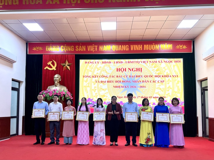 Ngọc Hồi tổng kết công tác bầu cử nhiệm kỳ 2026–2031: Dấu ấn trách nhiệm, khẳng định quyết tâm vươn mình trong giai đoạn mới- Ảnh 15.