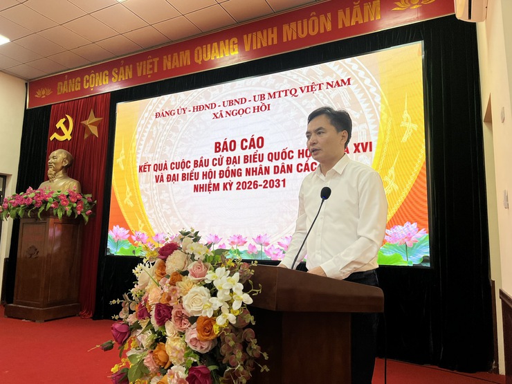 Ngọc Hồi tổng kết công tác bầu cử nhiệm kỳ 2026–2031: Dấu ấn trách nhiệm, khẳng định quyết tâm vươn mình trong giai đoạn mới- Ảnh 2.