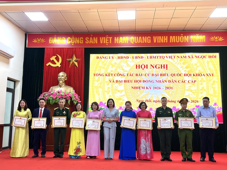 Ngọc Hồi tổng kết công tác bầu cử nhiệm kỳ 2026–2031: Dấu ấn trách nhiệm, khẳng định quyết tâm vươn mình trong giai đoạn mới- Ảnh 6.