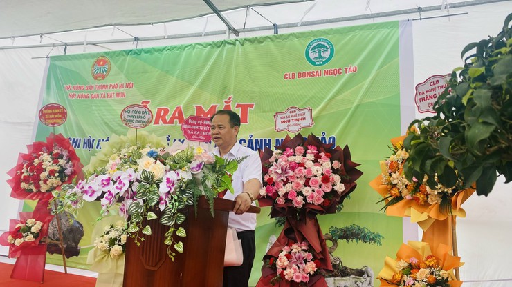 Ra mắt Chi hội Nông dân nghề nghiệp cây cảnh Ngọc Tảo- Ảnh 3.