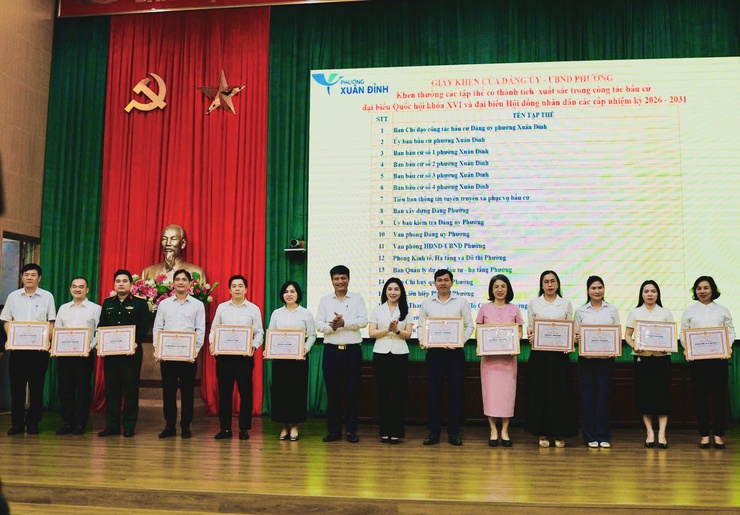 Phường Xuân Đỉnh: Tổng kết công tác bầu cử, sẵn sàng bước vào nhiệm kì mới- Ảnh 5.