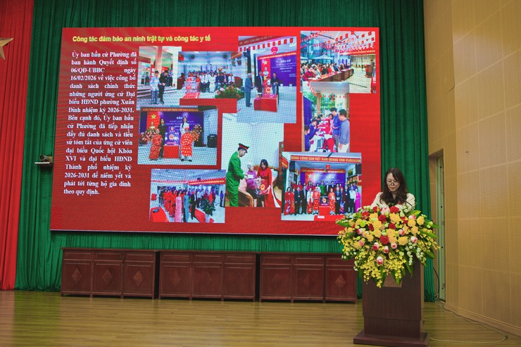 Phường Xuân Đỉnh: Tổng kết công tác bầu cử, sẵn sàng bước vào nhiệm kì mới- Ảnh 2.