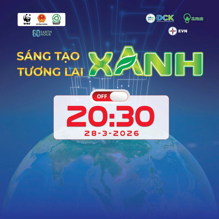 HƯỞNG ỨNG GIỜ TRÁI ĐẤT 2026 "SỨC SỐNG XANH - SÁNG TẠO XANH"- Ảnh 1.
