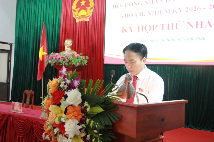 KỲ HỌP THỨ NHẤT HĐND XÃ PHÚC SƠN KHÓA II, NHIỆM KỲ 2026 – 2031 THÀNH CÔNG TỐT ĐẸP- Ảnh 2.