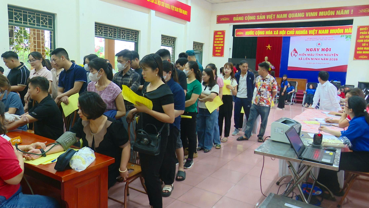 "Giọt hồng" lan tỏa yêu thương tại xã Liên Minh- Ảnh 1.