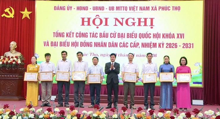 Phúc Thọ: Dấu ấn cuộc bầu cử dân chủ, bài bản và thành công toàn diện- Ảnh 9.