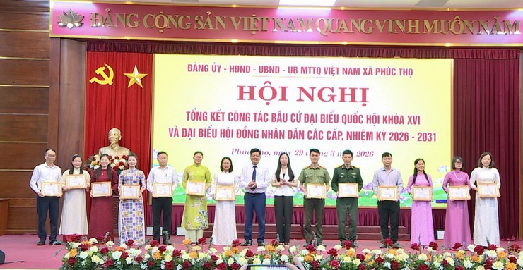 Phúc Thọ: Dấu ấn cuộc bầu cử dân chủ, bài bản và thành công toàn diện- Ảnh 11.