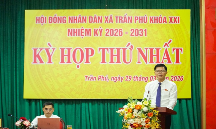 HĐND xã Trần Phú khóa XXI, nhiệm kỳ 2026 – 2031 tổ chức Kỳ họp thứ nhất- Ảnh 2.