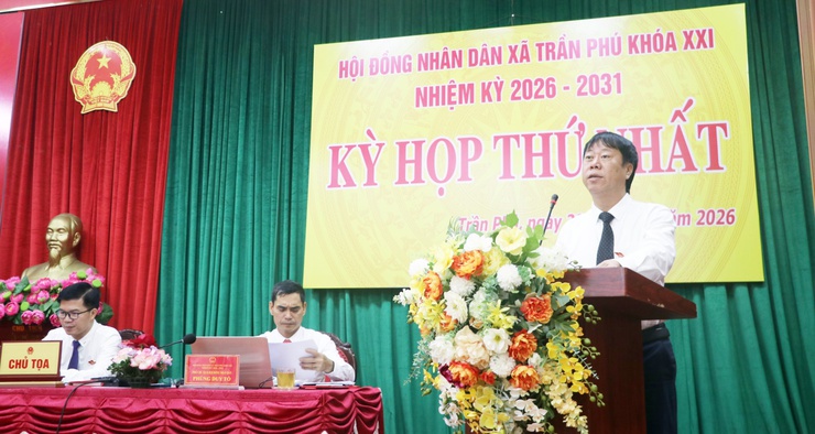 HĐND xã Trần Phú khóa XXI, nhiệm kỳ 2026 – 2031 tổ chức Kỳ họp thứ nhất- Ảnh 9.