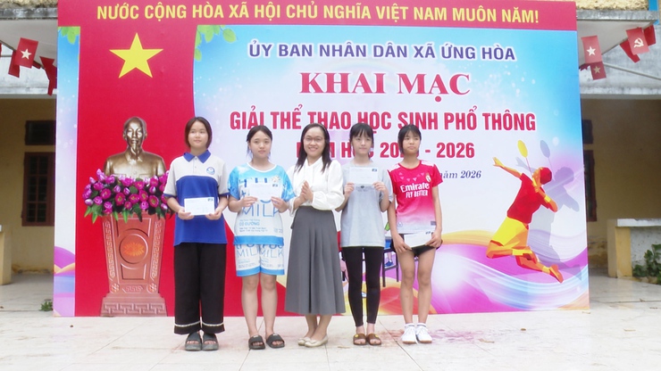 SÔI NỔI CÁC NỘI DUNG THI ĐẤU KHỐI THCS TẠI GIẢI THỂ THAO HỌC SINH XÃ ỨNG HÒA NĂM HỌC 2025–2026- Ảnh 14.