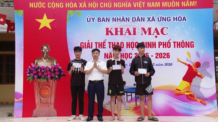 SÔI NỔI CÁC NỘI DUNG THI ĐẤU KHỐI THCS TẠI GIẢI THỂ THAO HỌC SINH XÃ ỨNG HÒA NĂM HỌC 2025–2026- Ảnh 12.