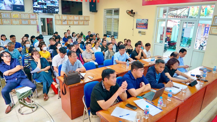 Tăng cường vận động, tạo đồng thuận trong công tác giải phóng mặt bằng dự án Hồ điều hòa Phú Đô- Ảnh 3.