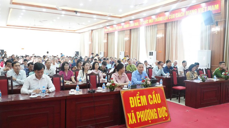 Đơn vị bầu cử số 8 tổ chức hội nghị vận động bầu cử đại biểu Quốc hội khóa XVI- Ảnh 1.