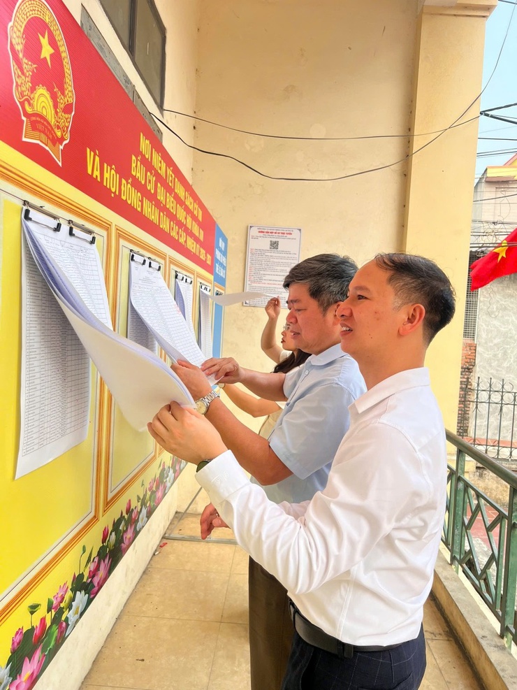 Đoàn Công tác số 02 của Ban thường vụ Đảng uỷ kiểm tra công tác chuẩn bị bầu cử đại biểu Quốc hội lần thứ XVI và đại biểu HĐND các cấp nhiệm kỳ 2026 – 2031 tại 5 thôn- Ảnh 2.