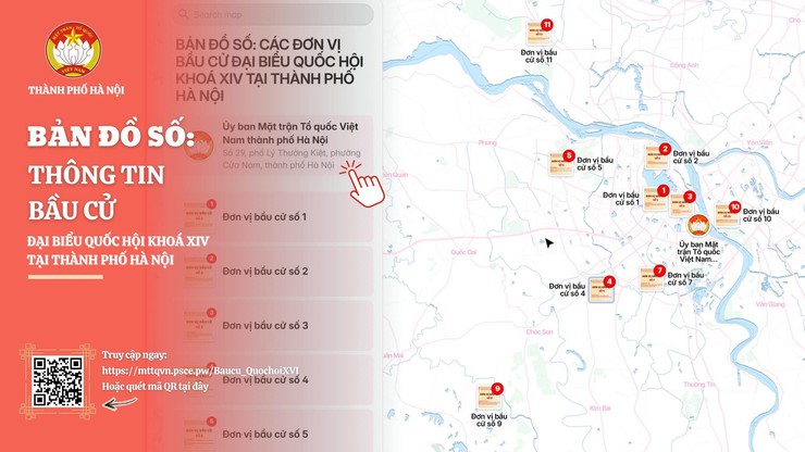 RA MẮT SẢN PHẨM TRUYỀN THÔNG ĐẶC BIỆT: BẢN ĐỒ SỐ THÔNG TIN VỀ BẦU CỬ ĐẠI BIỂU QUỐC HỘI KHÓA XVI VÀ BẦU CỬ ĐẠI BIỂU HĐND THÀNH PHỐ HÀ NỘI NHIỆM KỲ 2026 - 2031- Ảnh 2.