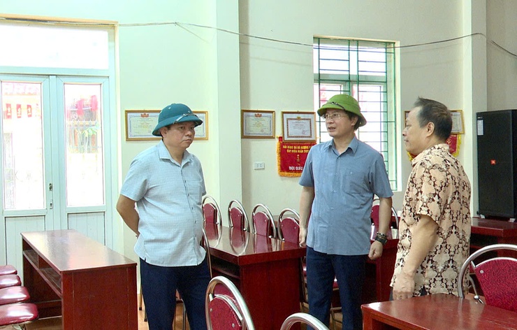 Ủy ban bầu cử xã Tây Phương kiểm tra công tác bầu cử tại các đơn vị bầu cử trên địa bàn xã- Ảnh 5.