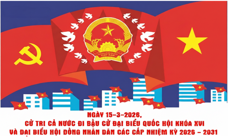 Mỗi lá phiếu của cử tri là sự thể hiện trách nhiệm, niềm tin và kỳ vọng vào sự phát triển của quê hương, đất nước- Ảnh 1.
