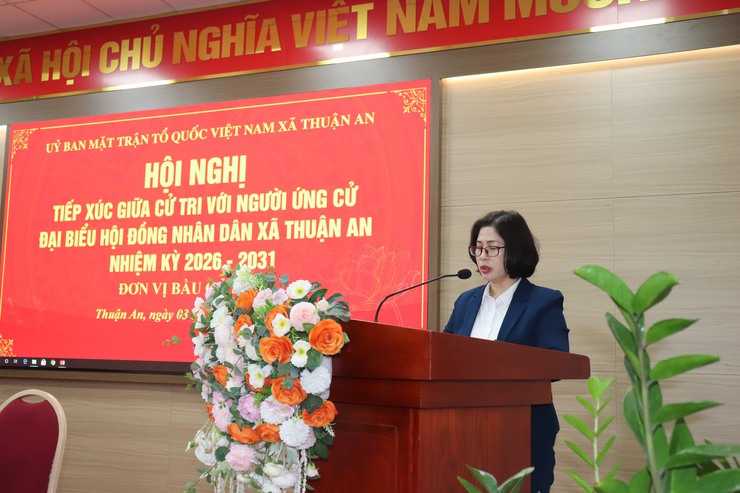 Hội nghị tiếp xúc cử tri với những người ứng cử đại biểu HĐND xã nhiệm kỳ 2026 – 2031 (Đơn vị Bầu cử số 04)- Ảnh 8.