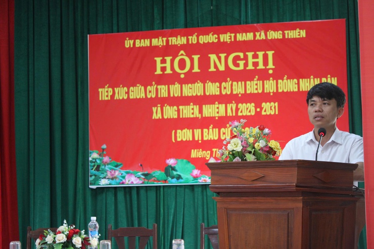 ĐƠN VỊ BẦU CỬ SỐ 2 TỔ CHỨC HỘI NGHỊ THỨ 3 TẠI THÔN MIÊNG THƯỢNG- Ảnh 2.