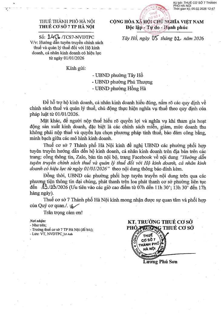 PHƯỜNG HỒNG HÀ TĂNG CƯỜNG TUYÊN TRUYỀN CHÍNH SÁCH THUẾ ĐỐI VỚI HỘ, CÁ NHÂN KINH DOANH CÓ HIỆU LỰC TỪ NGÀY 01/01/2026- Ảnh 3.