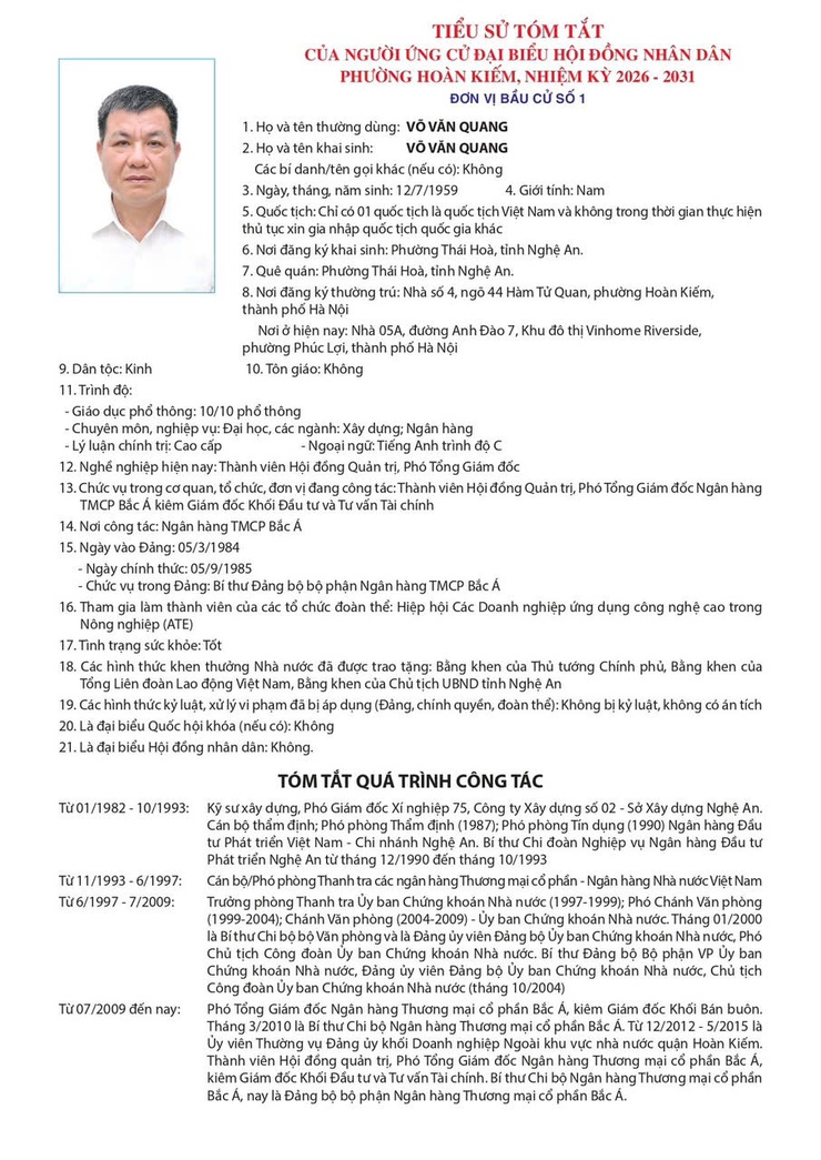 Ủy ban bầu cử phường Hoàn Kiếm công bố- Ảnh 8.