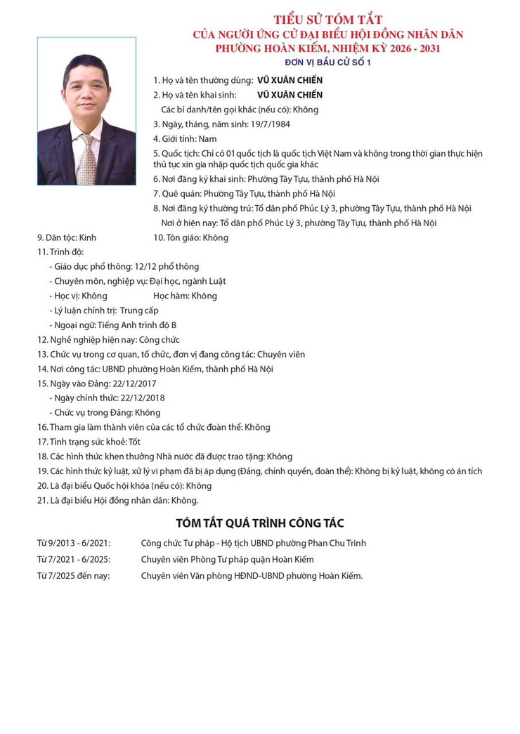 Ủy ban bầu cử phường Hoàn Kiếm công bố- Ảnh 5.