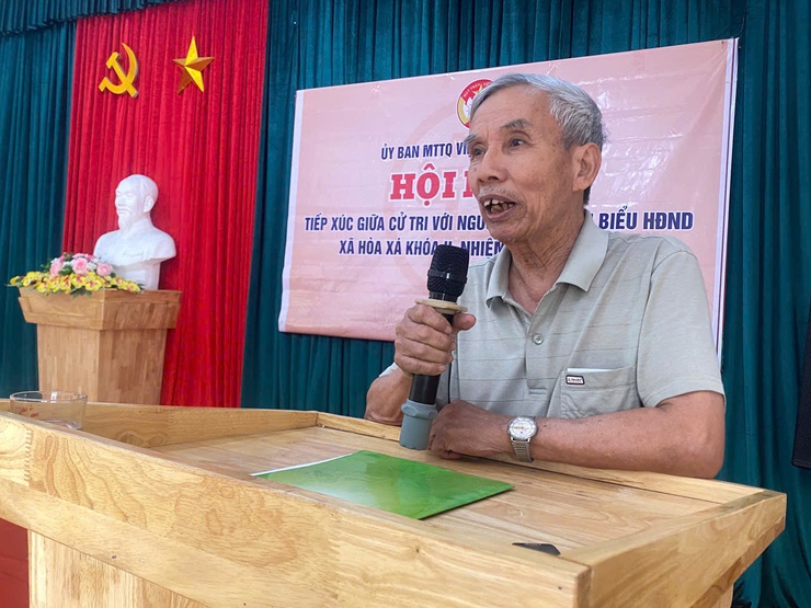 Ứng cử viên đơn vị bầu cử số 2 tiếp xúc cử tri vận động bầu cử- Ảnh 11.