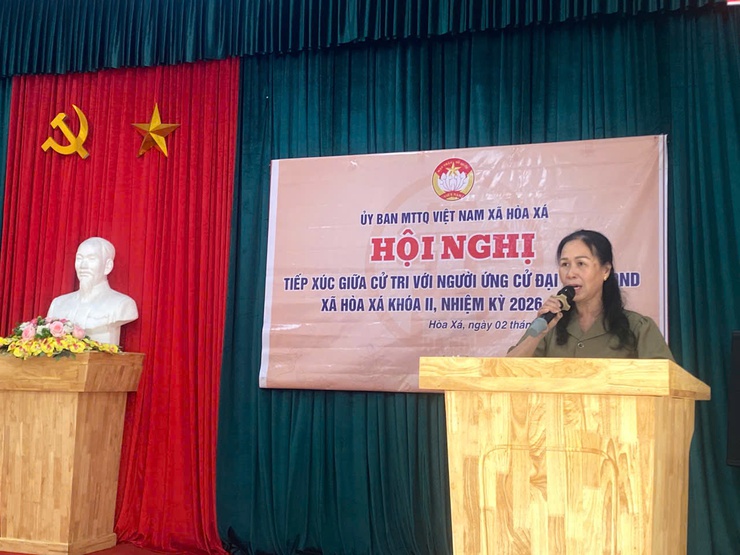 Ứng cử viên đơn vị bầu cử số 2 tiếp xúc cử tri vận động bầu cử- Ảnh 4.