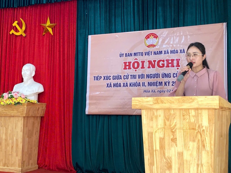 Ứng cử viên đơn vị bầu cử số 2 tiếp xúc cử tri vận động bầu cử- Ảnh 5.