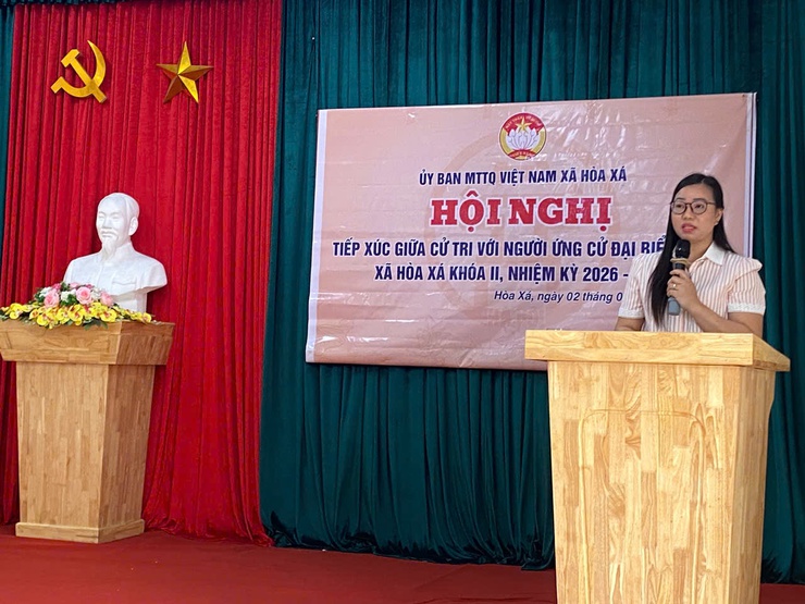 Ứng cử viên đơn vị bầu cử số 2 tiếp xúc cử tri vận động bầu cử- Ảnh 6.