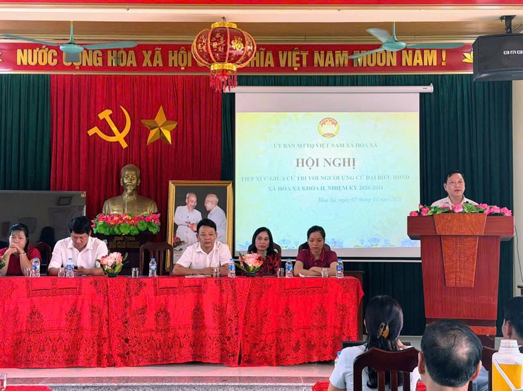 ỨNG CỬ VIÊN HĐND XÃ HÒA XÁ KHÓA II, ĐƠN VỊ BẦU CỬ SỐ 5 HOÀN THÀNH TIẾP XÚC CỬ TRI VẬN ĐỘNG BẦU CỬ- Ảnh 1.