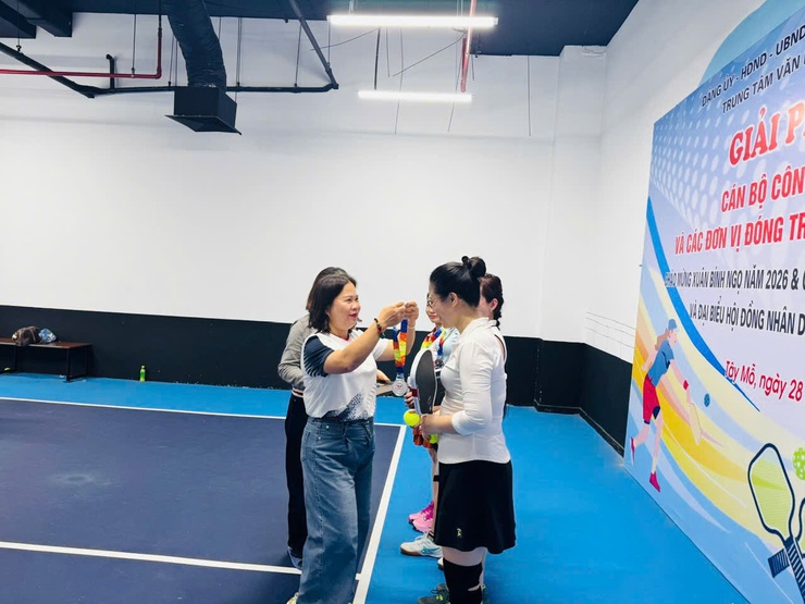 Giải Pickleball phường Tây Mỗ mừng Đảng, mừng xuân Bính Ngọ - 2026- Ảnh 6.