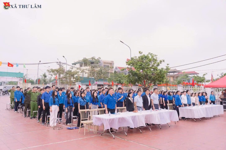 TUỔI TRẺ THƯ LÂM SÔI NỔI LỄ PHÁT ĐỘNG THÁNG THANH NIÊN NĂM 2026- Ảnh 1.