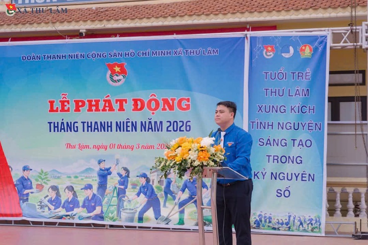 TUỔI TRẺ THƯ LÂM SÔI NỔI LỄ PHÁT ĐỘNG THÁNG THANH NIÊN NĂM 2026- Ảnh 5.