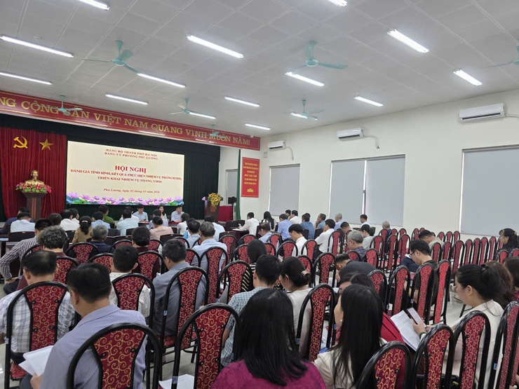 Đảng ủy phường Phú Lương tổ chức hội nghị đánh giá tình hình, kết quả thực hiện nhiệm vụ tháng 2, triển khai nhiệm vụ tháng 3/2026- Ảnh 1.