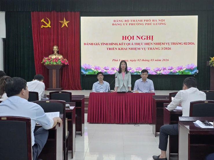 Đảng ủy phường Phú Lương tổ chức hội nghị đánh giá tình hình, kết quả thực hiện nhiệm vụ tháng 2, triển khai nhiệm vụ tháng 3/2026- Ảnh 5.