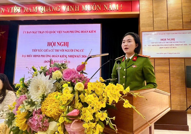 Hội nghị tiếp xúc giữa cử tri với người ứng cử Đại biểu HĐND phường Hoàn Kiếm, nhiệm kỳ 2026-2031- Ảnh 20.