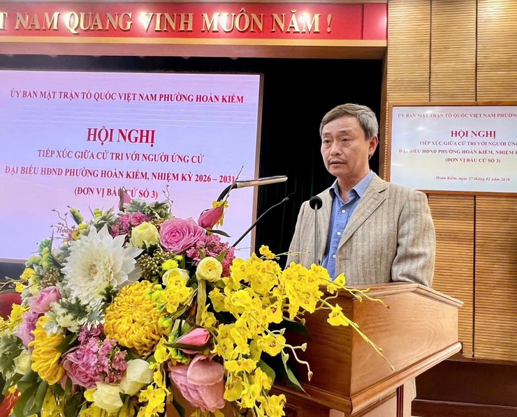 Hội nghị tiếp xúc giữa cử tri với người ứng cử Đại biểu HĐND phường Hoàn Kiếm, nhiệm kỳ 2026-2031- Ảnh 23.