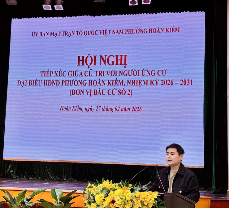 Hội nghị tiếp xúc giữa cử tri với người ứng cử Đại biểu HĐND phường Hoàn Kiếm, nhiệm kỳ 2026-2031- Ảnh 28.