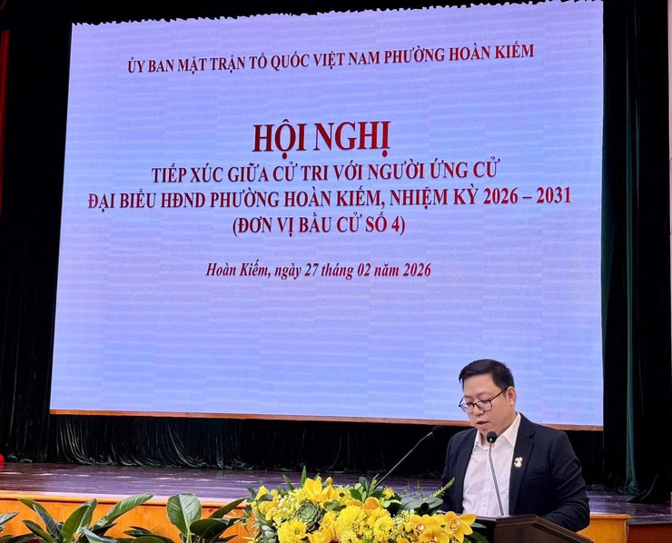 Hội nghị tiếp xúc giữa cử tri với người ứng cử Đại biểu HĐND phường Hoàn Kiếm, nhiệm kỳ 2026-2031- Ảnh 31.