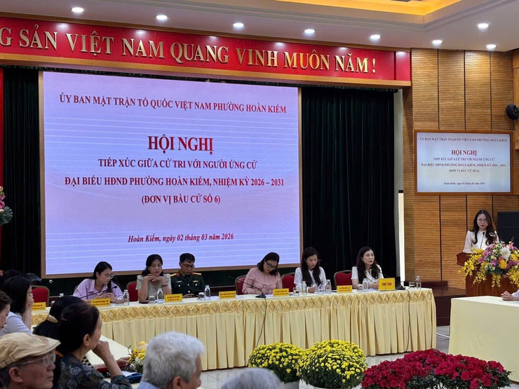 Hội nghị tiếp xúc giữa cử tri với người ứng cử Đại biểu HĐND phường Hoàn Kiếm, nhiệm kỳ 2026-2031- Ảnh 35.