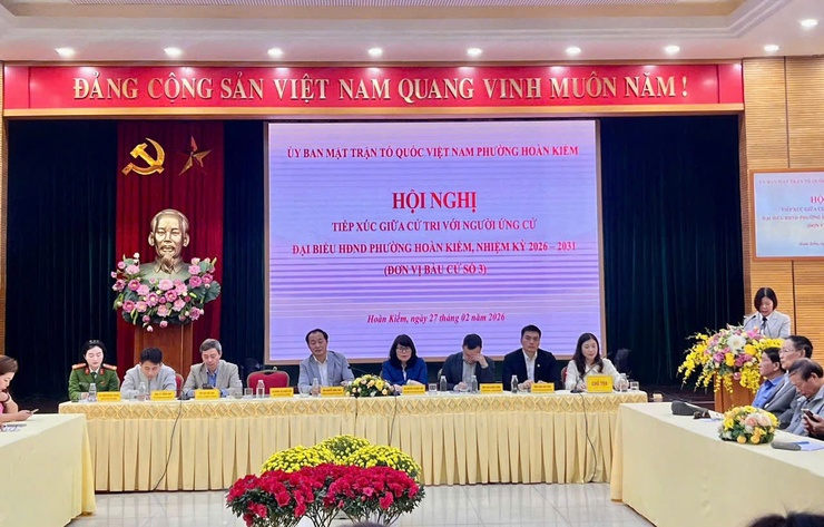 Hội nghị tiếp xúc giữa cử tri với người ứng cử Đại biểu HĐND phường Hoàn Kiếm, nhiệm kỳ 2026-2031- Ảnh 40.