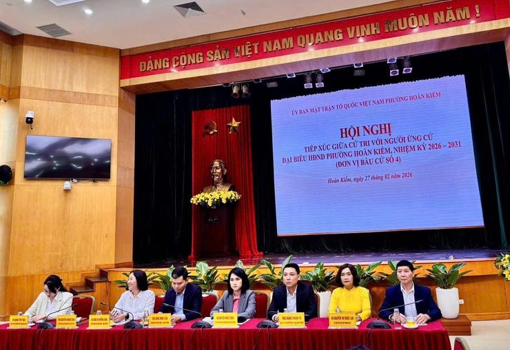 Hội nghị tiếp xúc giữa cử tri với người ứng cử Đại biểu HĐND phường Hoàn Kiếm, nhiệm kỳ 2026-2031- Ảnh 42.