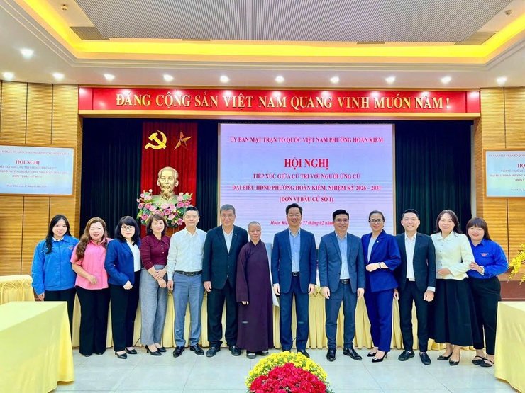 Hội nghị tiếp xúc giữa cử tri với người ứng cử Đại biểu HĐND phường Hoàn Kiếm, nhiệm kỳ 2026-2031- Ảnh 63.