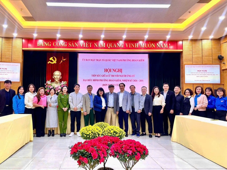 Hội nghị tiếp xúc giữa cử tri với người ứng cử Đại biểu HĐND phường Hoàn Kiếm, nhiệm kỳ 2026-2031- Ảnh 62.